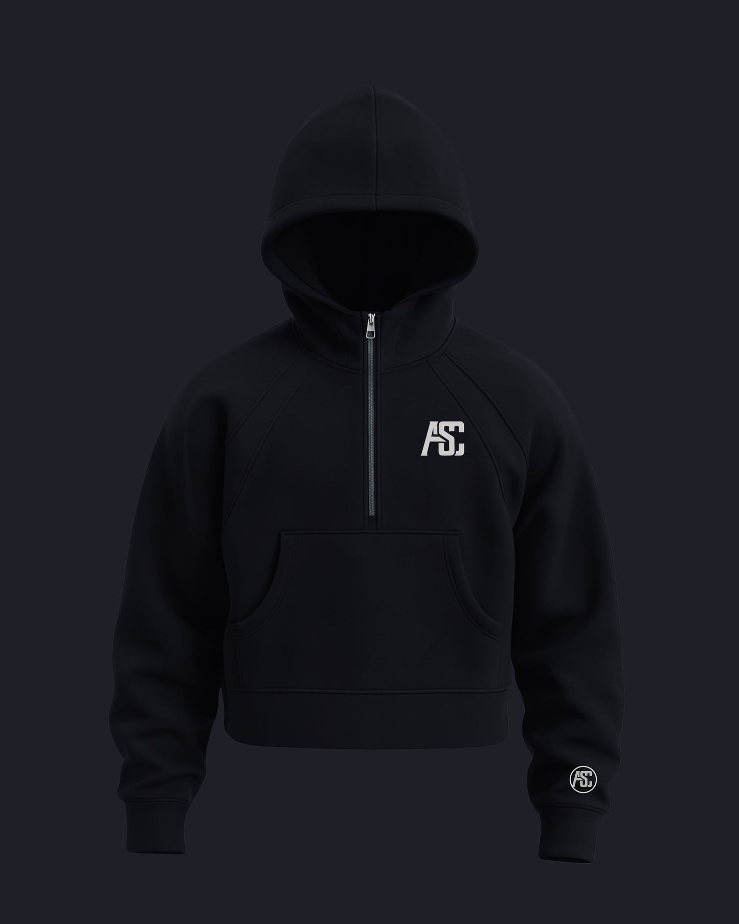 ASCENSION WOMEN’S HALF ZIP HOODIE