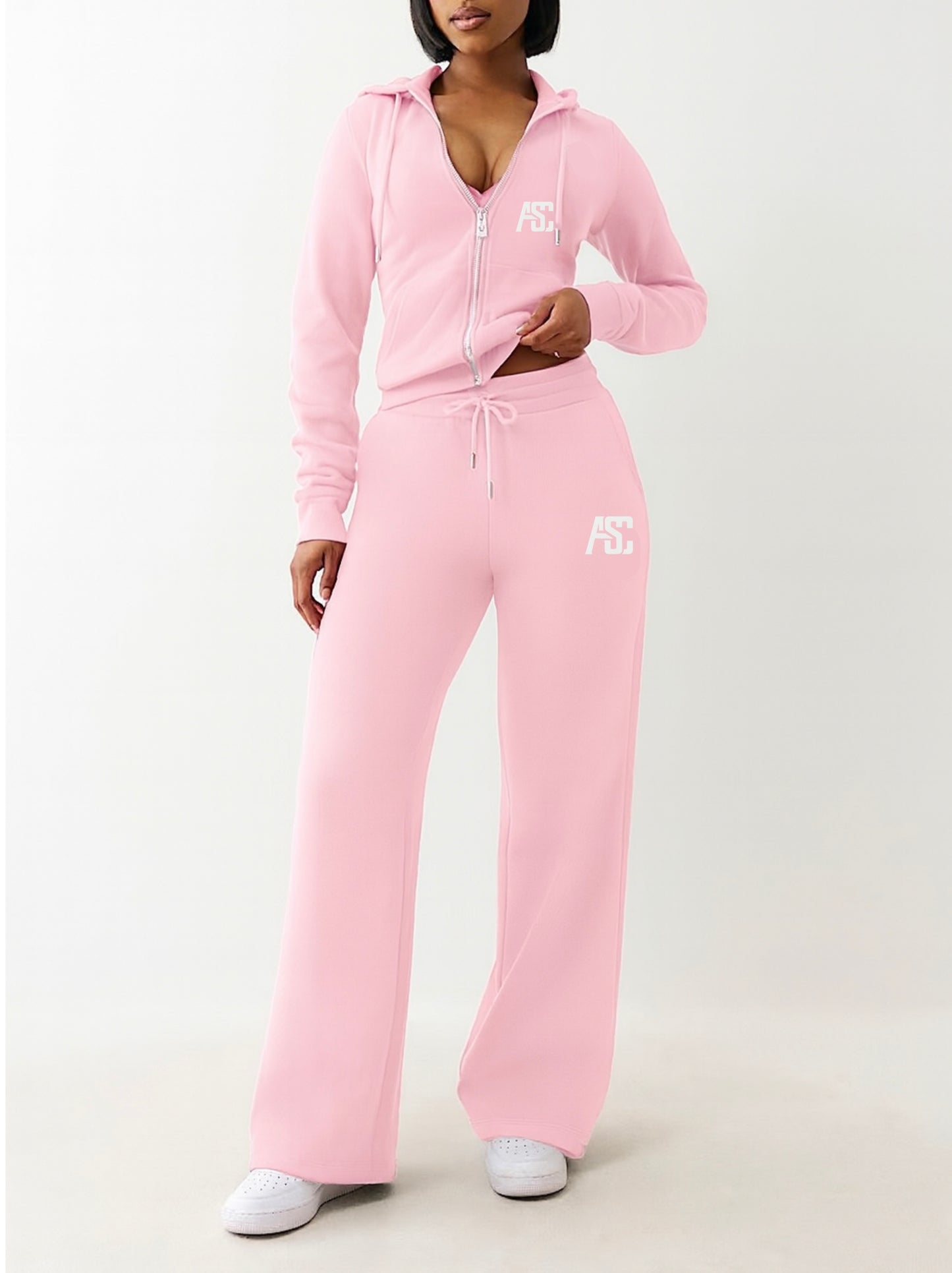 ASC WOMEN’S STRAIGHT LEG FULL ZIP SWEATSUIT